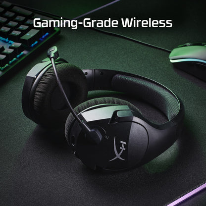 HyperX Cloud Stinger Core – Wireless Lightweight Gaming Headset, DTS Headphone:X spatial audio, Noise Cancelling Microphone, For PC, Black
