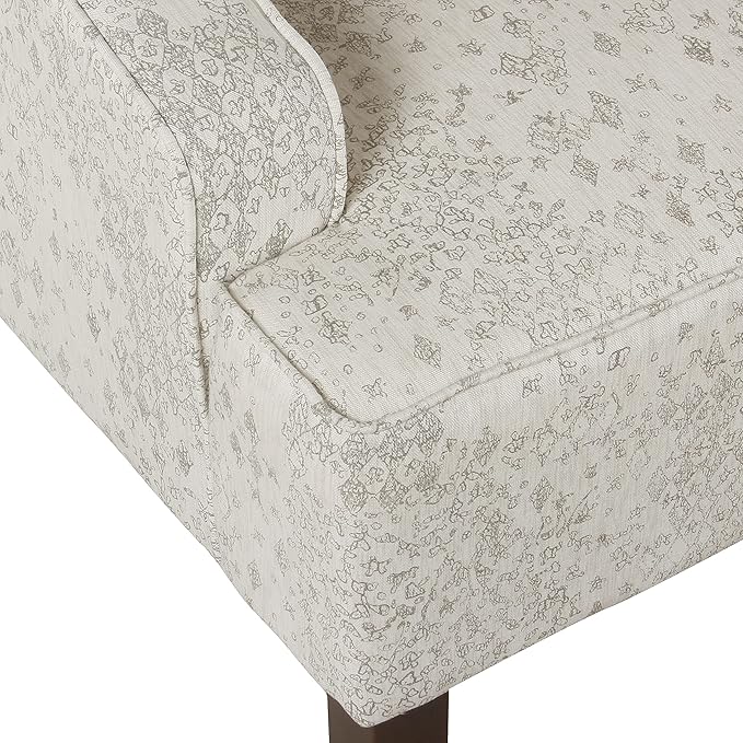 Homepop Home Decor | Upholstered Classic Swoop Arm Accent Chair | Accent Chairs