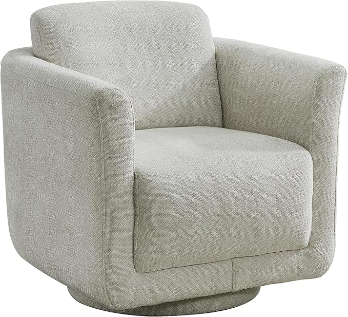 Swivel Accent Chair, 360° Barrel Swivel Lounge Seat