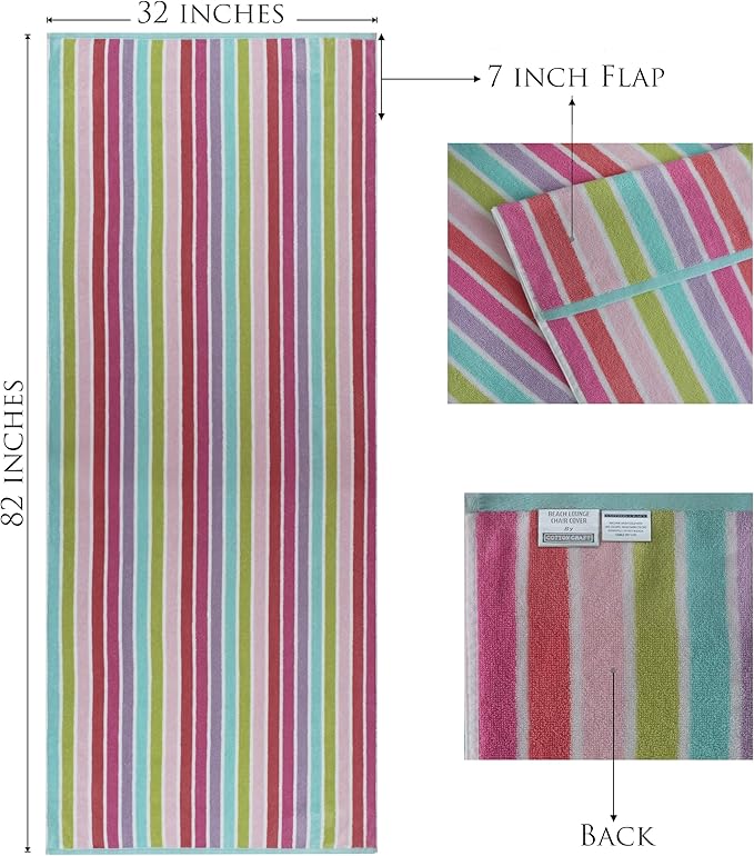COTTON CRAFT Pool Lounge Chair Cover