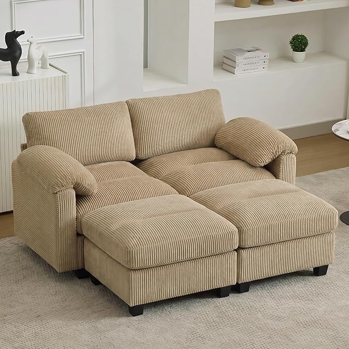 61'' Modular Loveseat Sofa