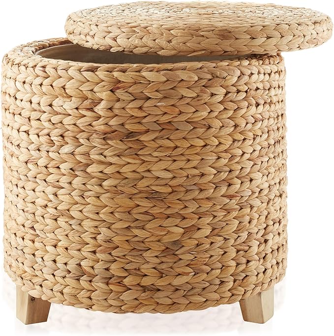 Casafield 17" Round Storage Ottoman