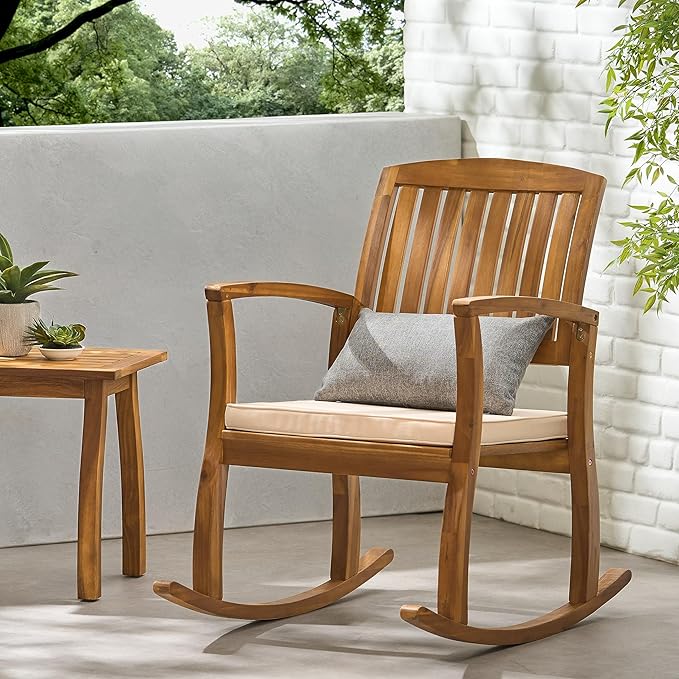 Christopher Knight Home Selma Acacia Rocking Chair