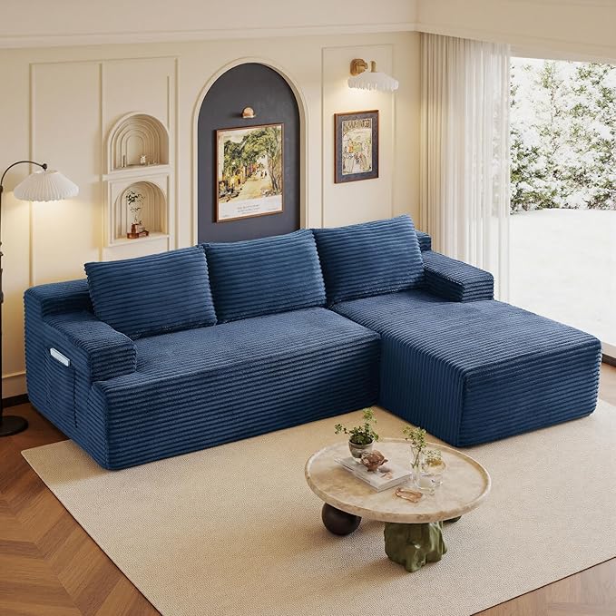 96" Sectional Couches for Living Room Cloud Couch Sofa
