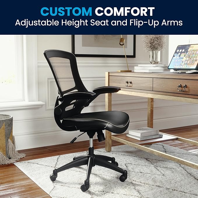 Flash Furniture Kelista Mid-Back Swivel Office Chair