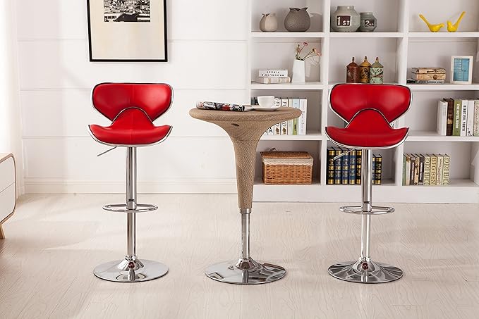 Roundhill Furniture Masaccio Cushioned Leatherette Upholstery Airlift
