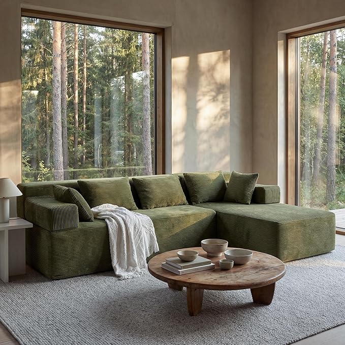 MONVANE 106" Cloud Sectional Couch