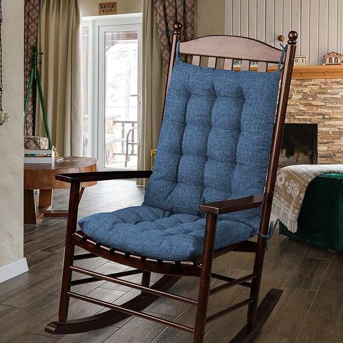 ELFJOY Rocking Chair Cushion Large Rocking Chair Pads