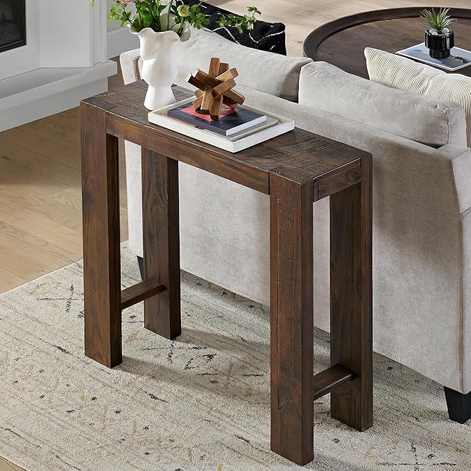 Alaterre Furniture Classic Solid Wood Console Table