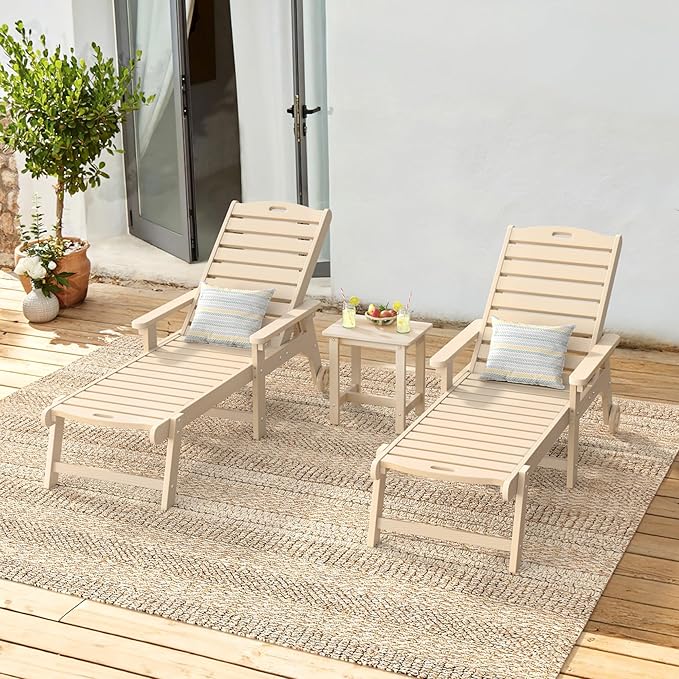 LUE BONA Outdoor Lounge Chair Set