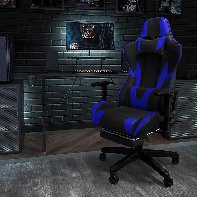 Flash Furniture X20 Gaming Chair Racing Office Ergonomic Computer PC Adjustable