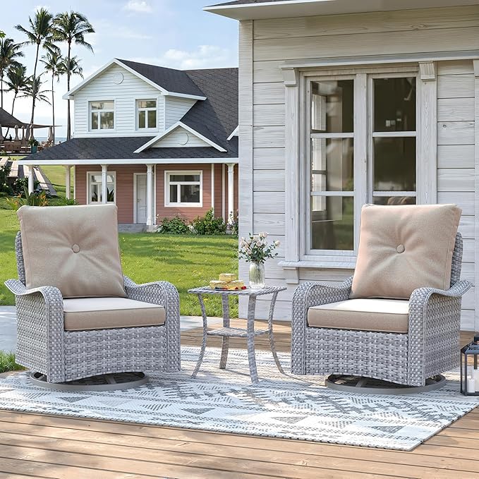 2-Seat Modern Patio Furniture Set