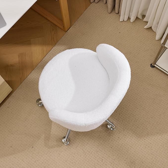 VINGLI Cute Small Swivel Desk Chair Comfy