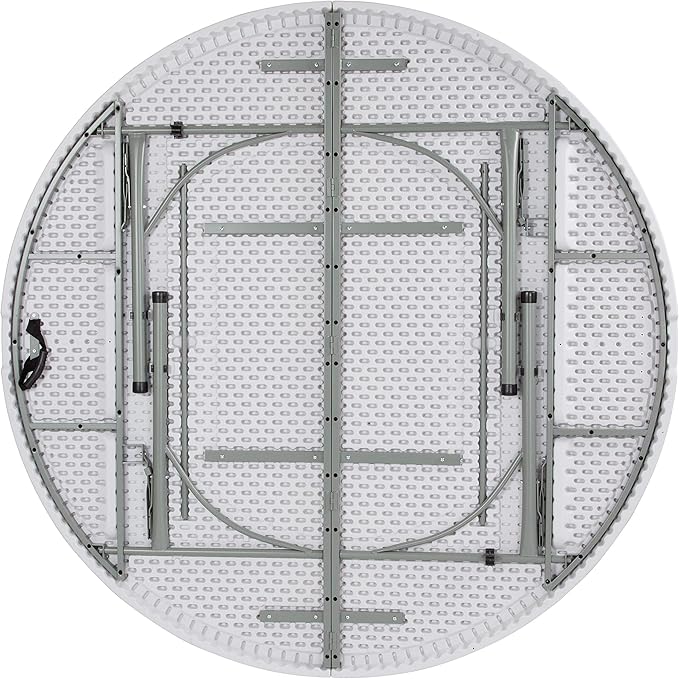 Flash Furniture Stonewall 6' Round Plastic Folding Event Table