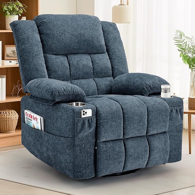 Korser 360° Swivel Rocker Recliner