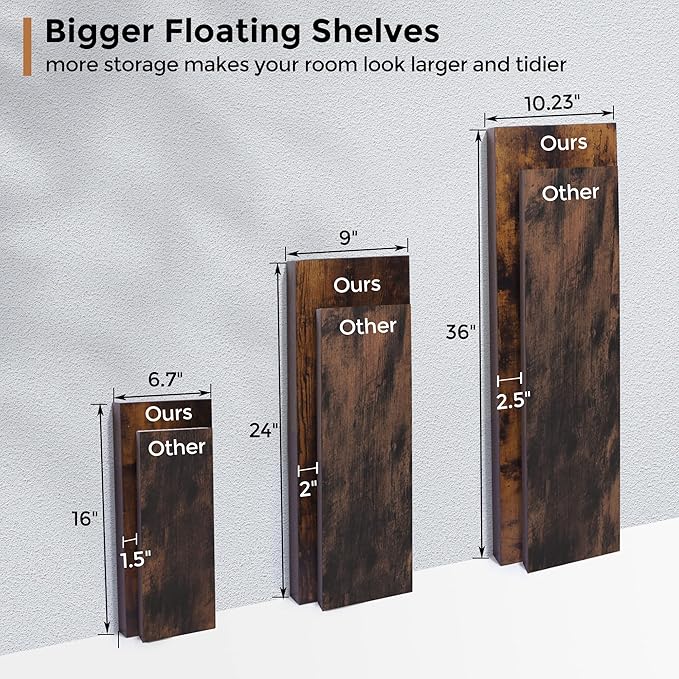 Fun Memories Floating Shelves