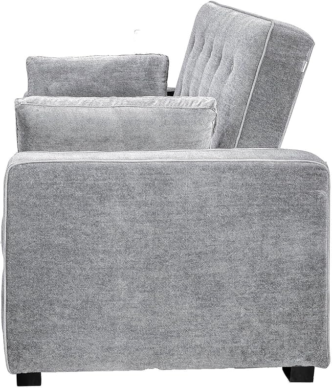 Serta Ainsley 72.6" Convertible Sleeper Sofa, Queen Size, Dreamcoil Comfort