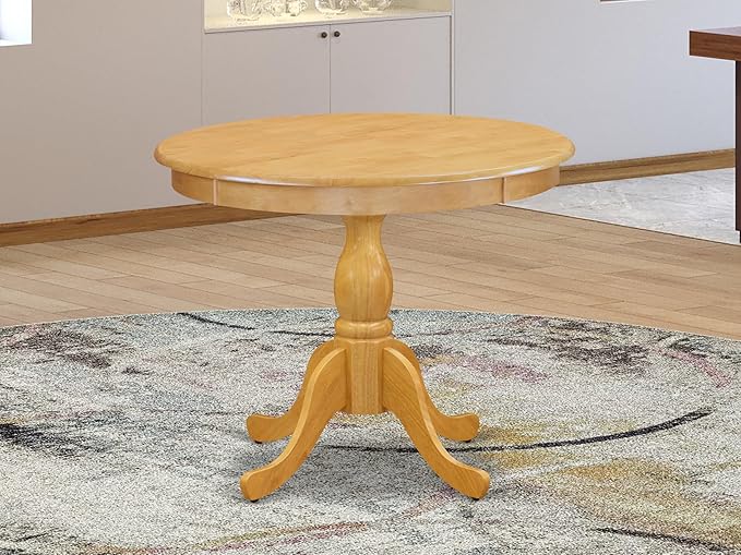 East West Furniture AMT-OAK-TP Antique Kitchen Dining Table