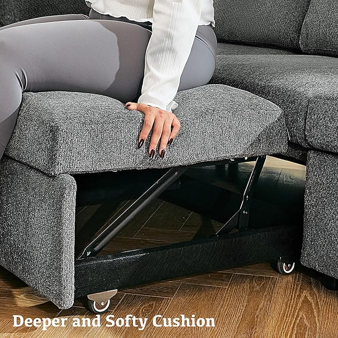 Belffin Modular Sectional Sleeper Sofa Bed