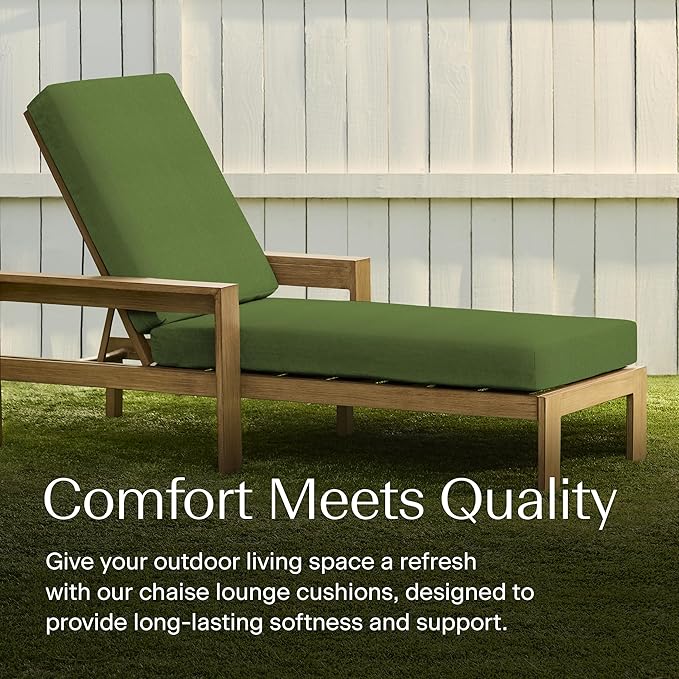 Honeycomb Outdoor Chaise Lounge Cushion