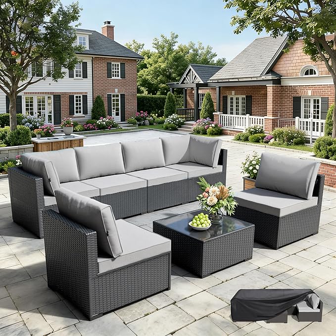 WWR Patio Furniture Set 7 Piece