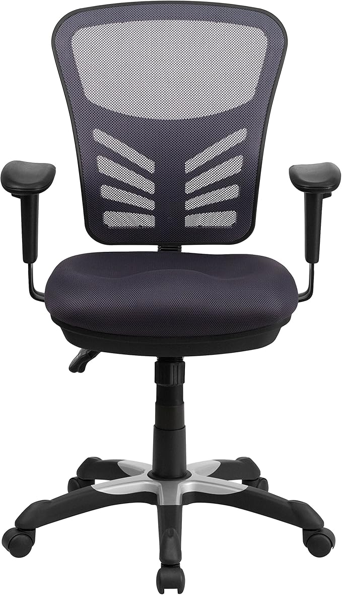 Flash Furniture Nicholas Mid-Back Swivel Office and Gaming Chair, Ergonomic