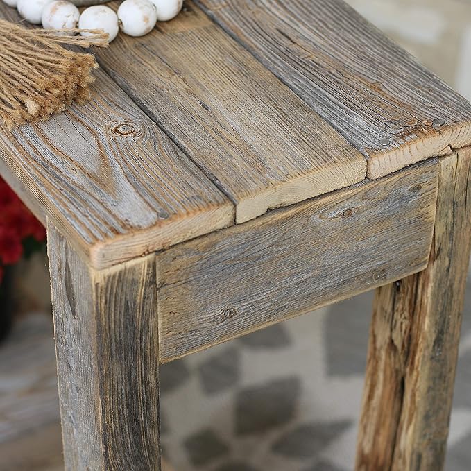 Doug and Cristy Designs 36 Inch Natural Reclaimed Entry Console