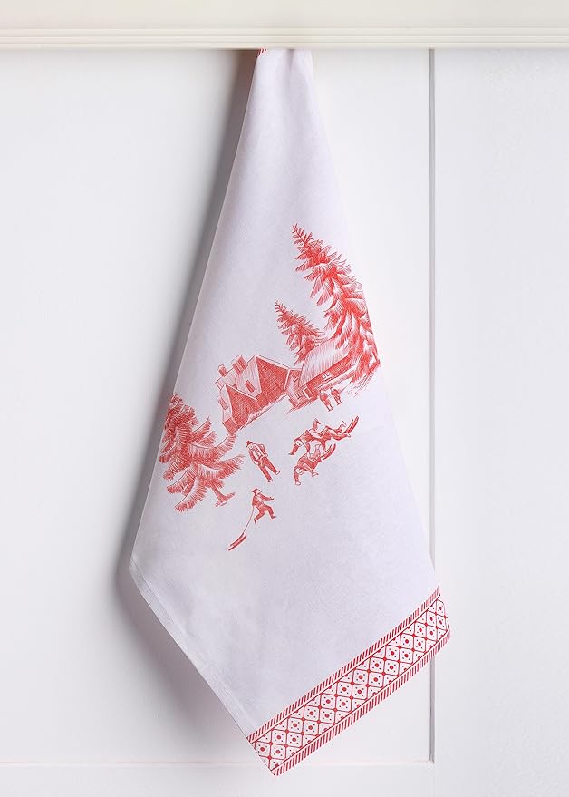 Maison d' Hermine Kitchen Towels Set of 3 100% Cotton 20" x 27.5" Reusable