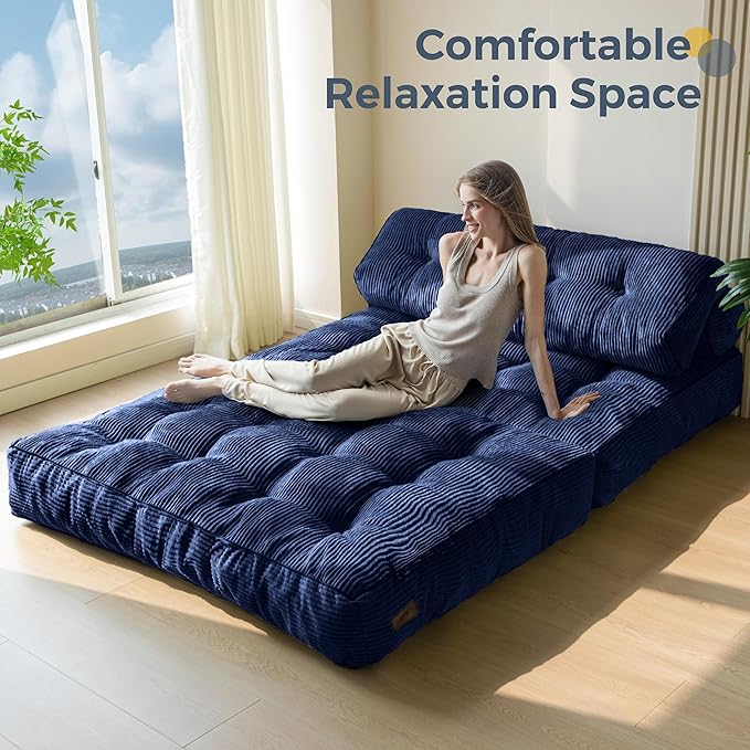 MAXYOYO Folding Sofa Bed, Convertible Sleeper Chair