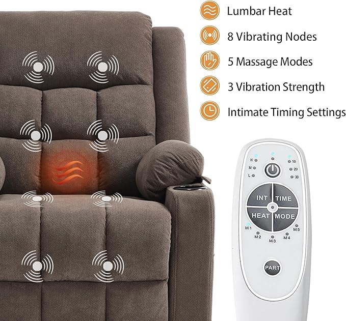 Power Lift Chair Recliners for Elderly