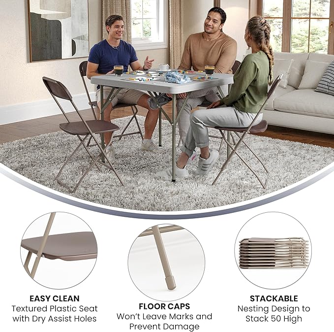 Flash Furniture Hercules Series Plastic Folding Chair