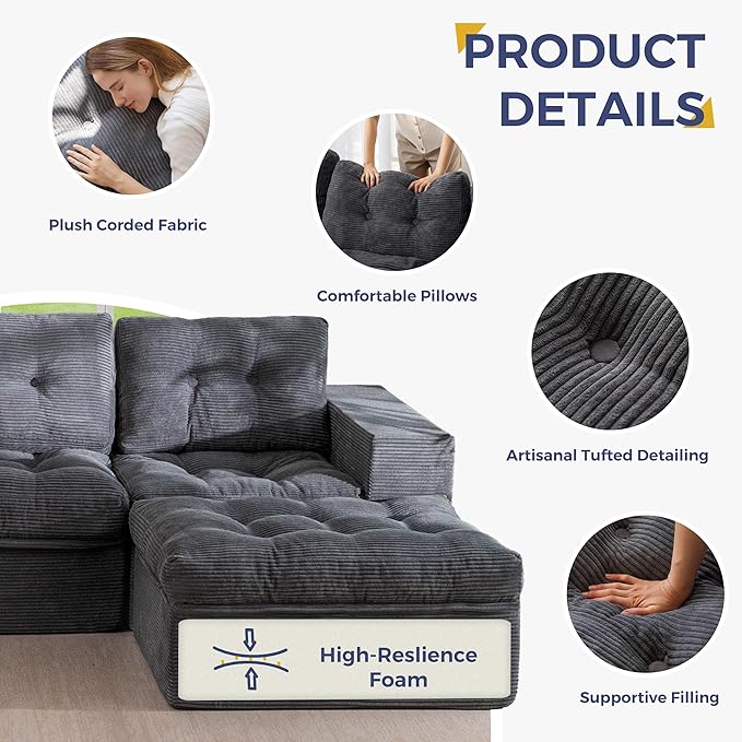 MAXYOYO Modular Sectional Sofa