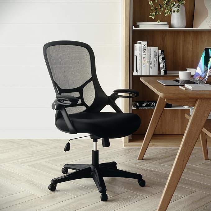 Flash Furniture Porter High Back Black Mesh Ergonomic Swivel Office Chair