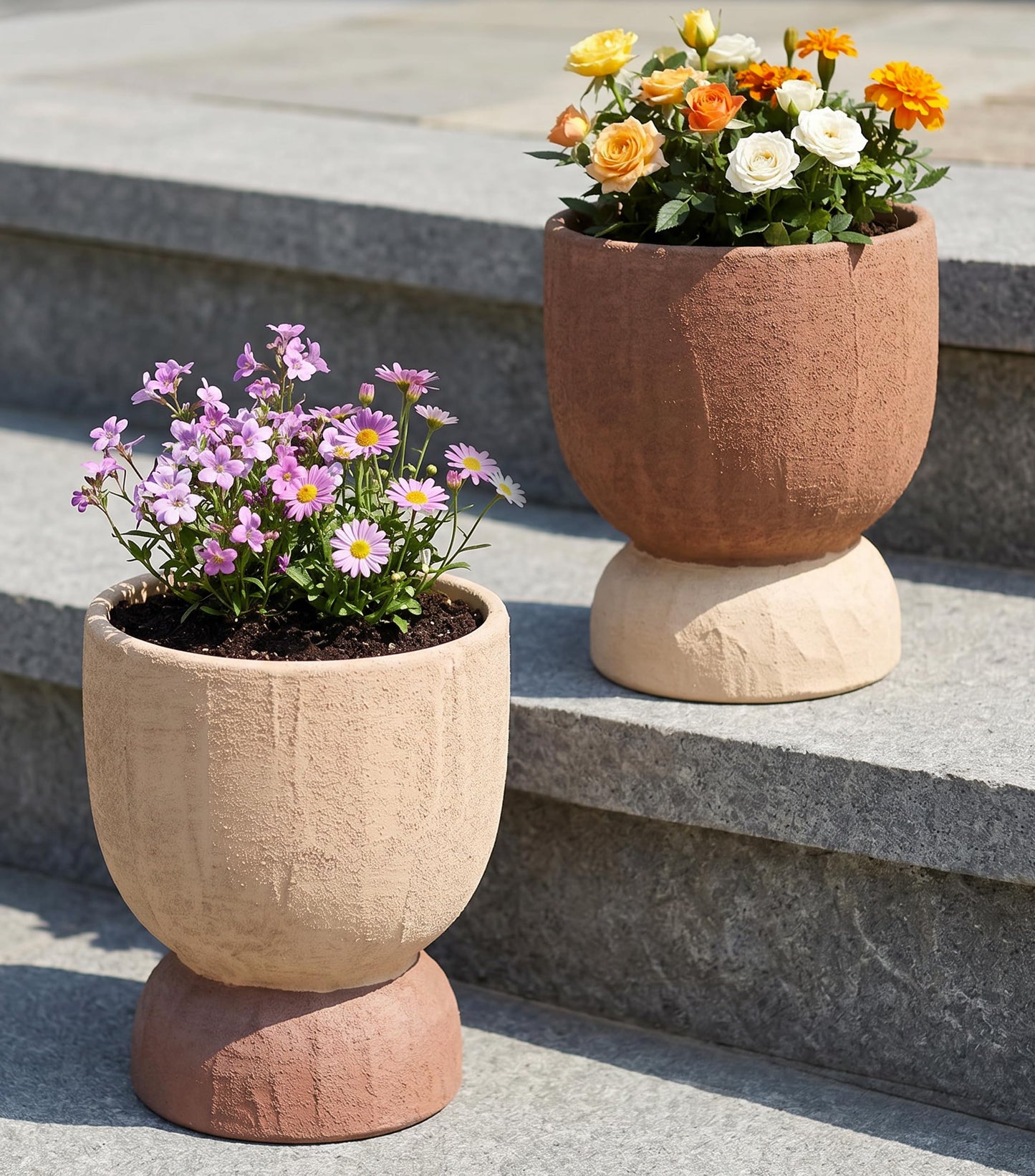 DREAMLOOM Terracotta Planter for Plant Flowers, 6.4Inch Terracotta Pots for Succulents, Bonsai, Fairy Gardens, Herbs, Terra Cotta Color(Rust red)