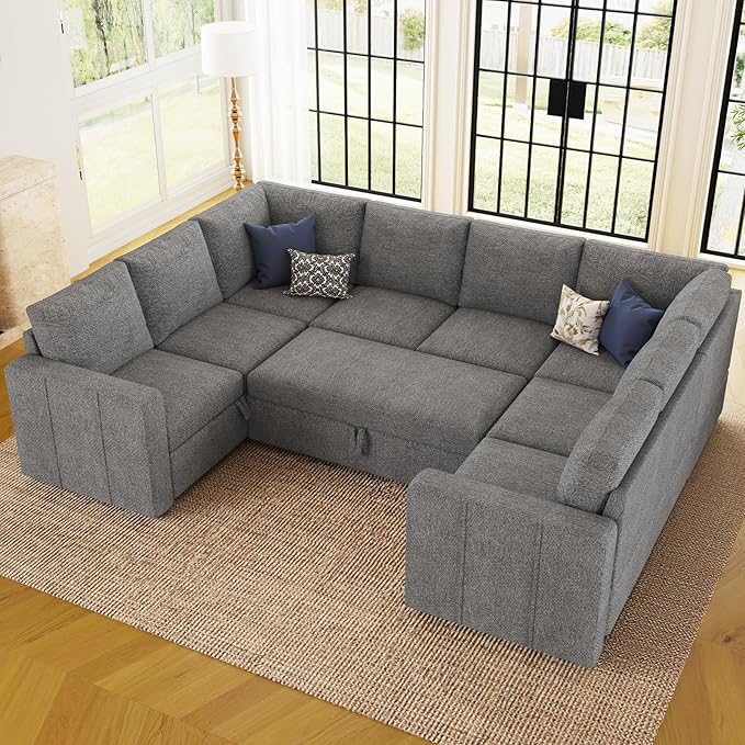 Belffin Modular Sectional Sleeper Sofa Bed