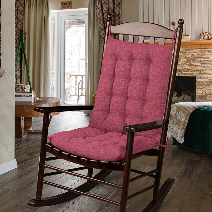 ELFJOY Rocking Chair Cushion Large Rocking Chair Pads