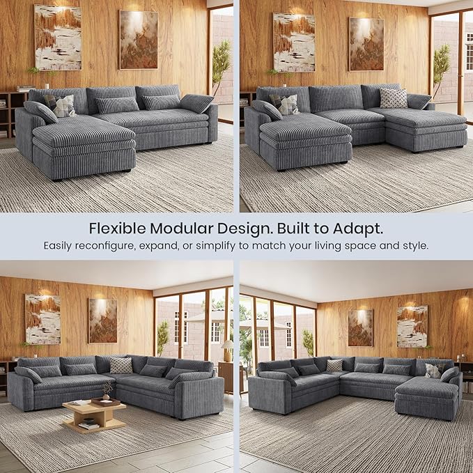 Belffin Large Modular Sectional Sofa