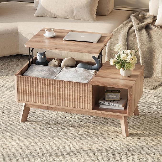 Wood Lift Top Coffee Table