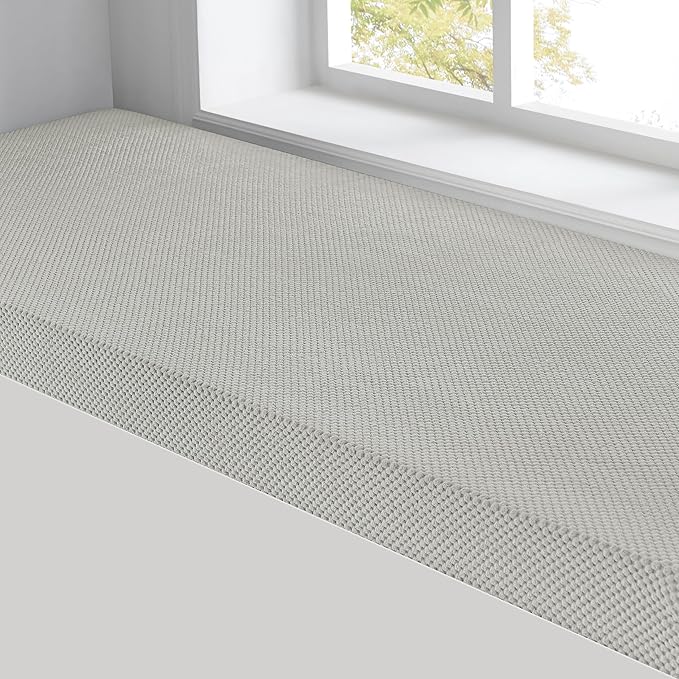 Custom Window Bench Seat Cushion Corduroy Soft Comfortable Customized Bay