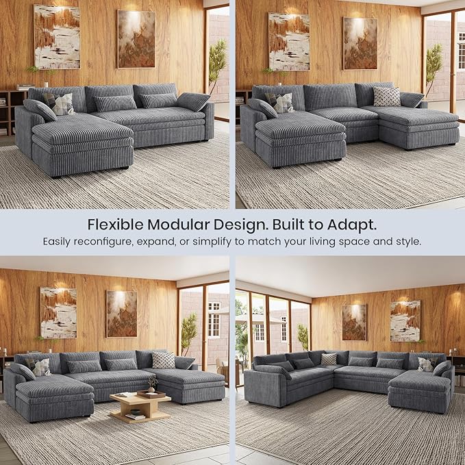 Belffin Large Modular Sectional Sofa
