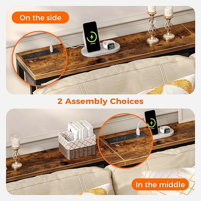 SUPERJARE 78.7 Inch Console Table