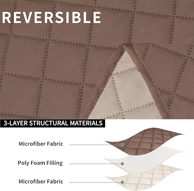 Easy-Going Recliner Sofa Cover, Reversible Couch Cover