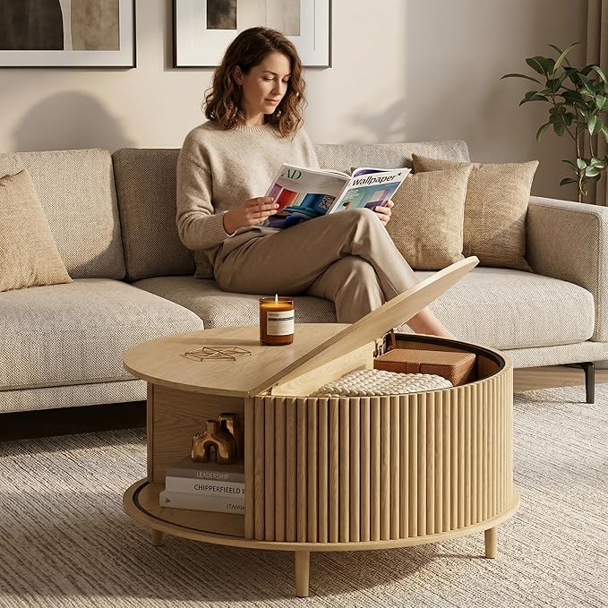 JOINICE, Round Coffee Table