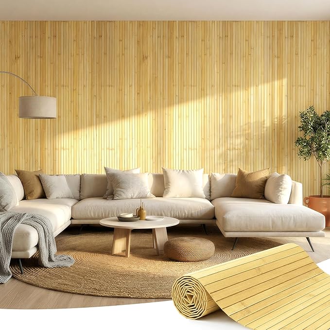 Bamboo Wall Panel, Peel and Stick wall Panels, paneles decorativos para pared