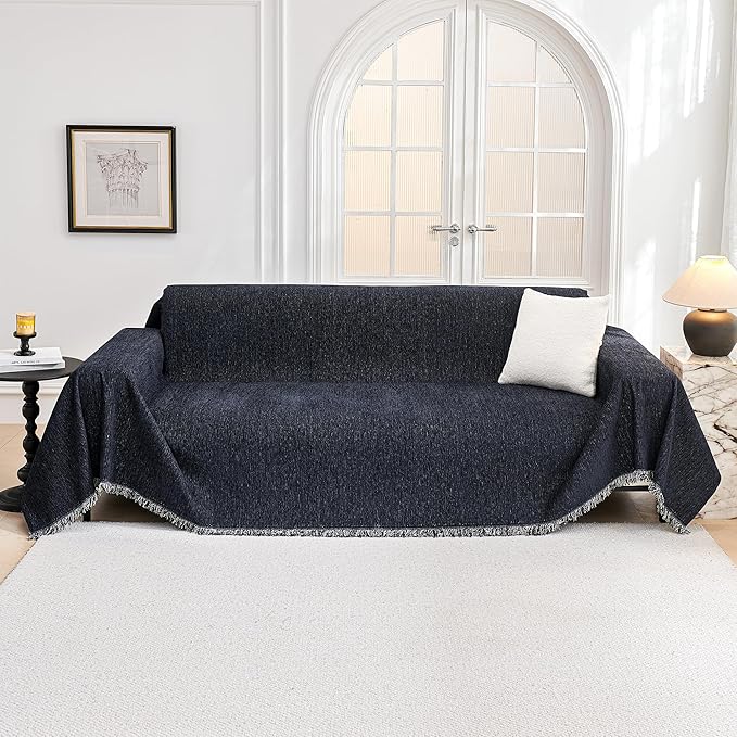 MYSKY HOME Couch Cover for Dogs, Washable Couch Covers for 3 Cushion Couch Sofa
