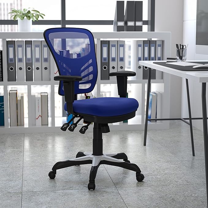 Flash Furniture Nicholas Mid-Back Swivel Office and Gaming Chair, Ergonomic