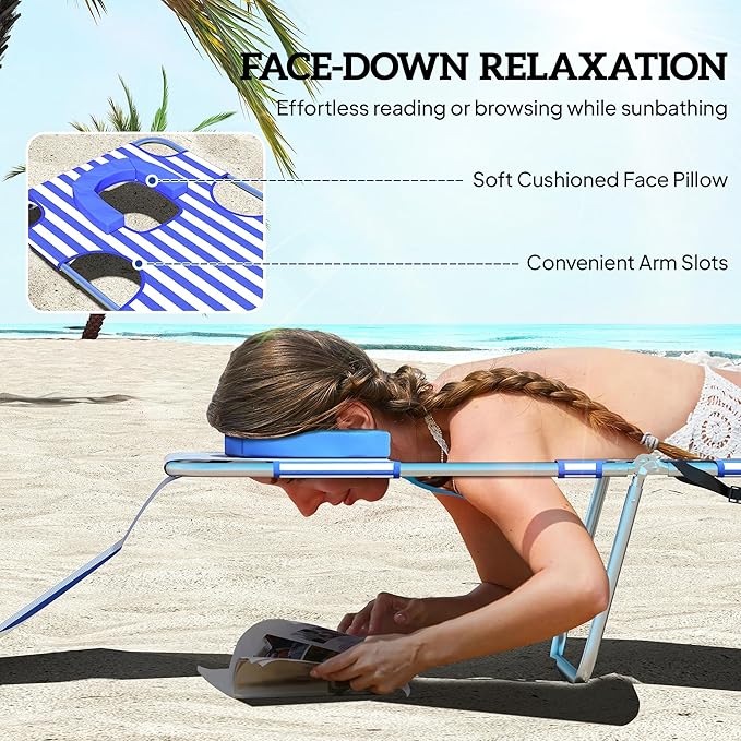 Outsunny Chaise Lounge Chair Outdoor Set of 2