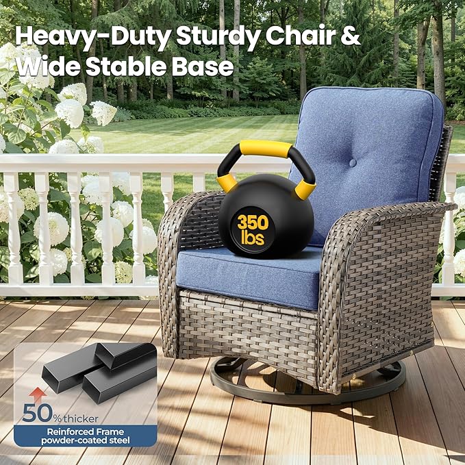 Weaxty Wicker Patio Furniture Set