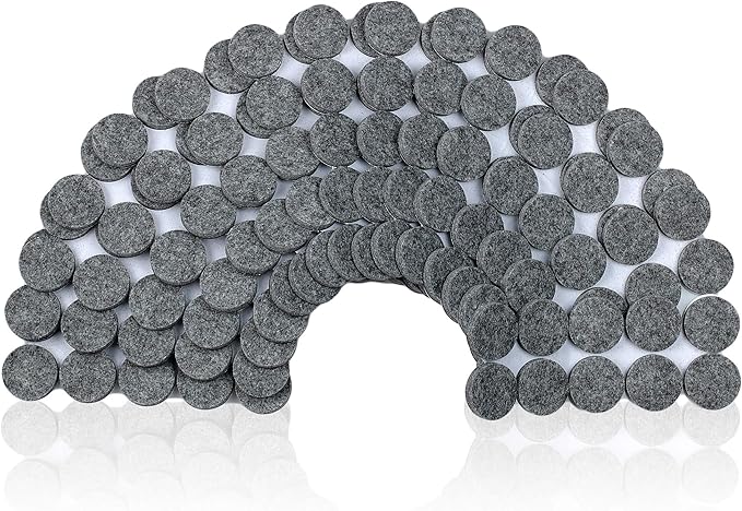Smart Surface 8627 Heavy Duty Self Adhesive Furniture Felt Pads 1-Inch Round