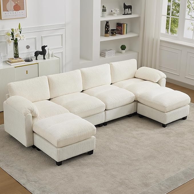 114'' U-Shaped Sectional Couch
